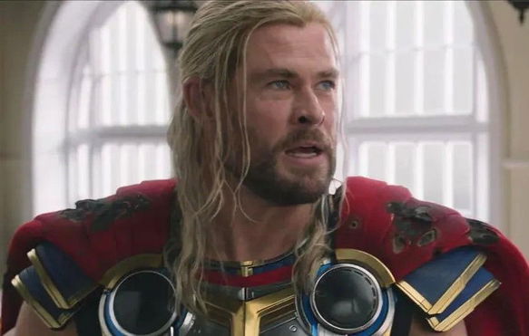 Chris Hemsworth as Thor in Thor: Love and Thunder