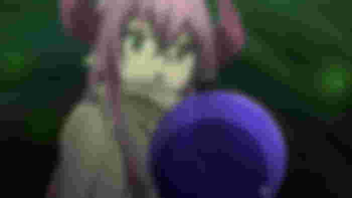 Rimu in Episode 1 of Meikyuu Black Company. Photo from Silver Link.