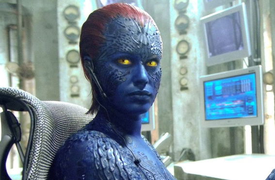 Rebecca Romijn as Mystique in X-Men