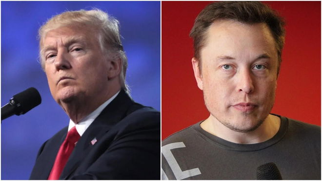 Donald Trump and Elon Musk