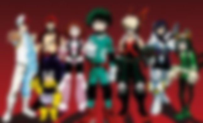 My Hero Academia line up poster
