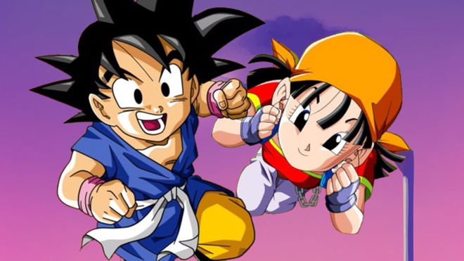Goku and Pan in Dragon Ball GT