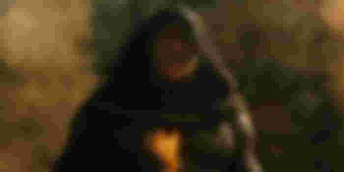 Black Adam with a hood