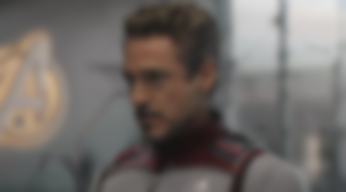 Tony Stark time-traveling with the Avengers