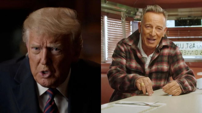 Donald Trump and Bruce Springsteen