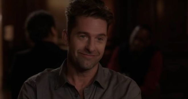 Nick chats with Meredith.
