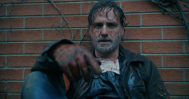 The Ones Who Live opening music: Andrew Lincoln as Rick Grimes in The Walking Dead: The Ones Who Live