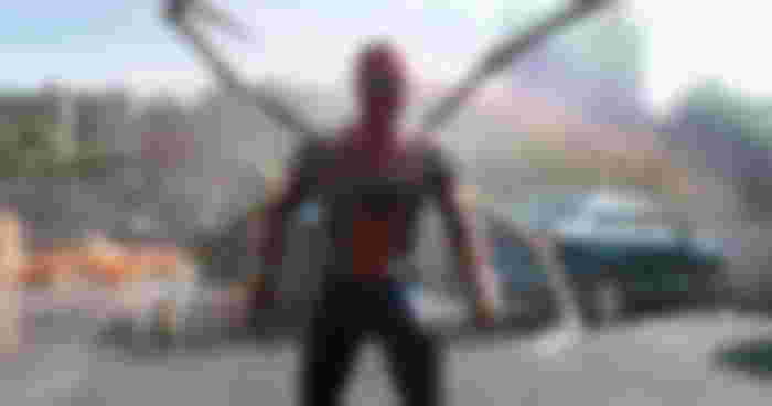 Spider-Man Holds On for Dear Life Against Doc Ock in New No Way Home Image