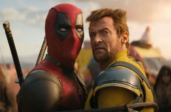 Deadpool (Ryan Reynolds) and Wolverine (Hugh Jackman) in Deadpool and Wolverine
