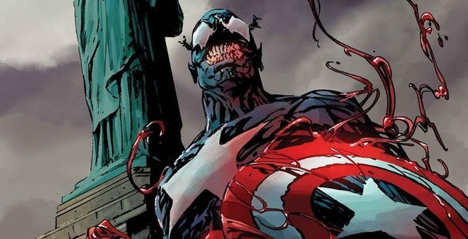 Marvel Imagines Captain America, Black Panther, Iron Man, and More With the Carnage Symbiote