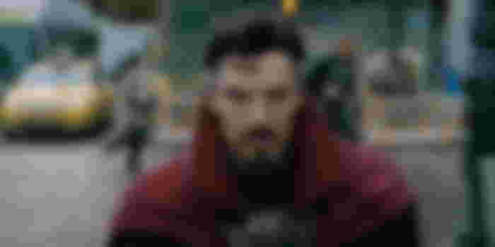 Doctor Strange looking at something