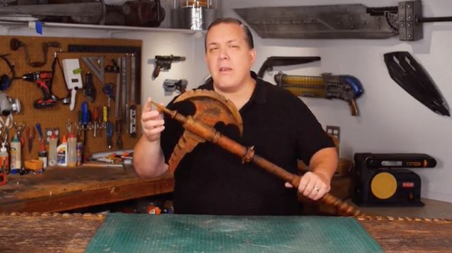 Magic: The Gathering Card Becomes A LIfe-Sized Cosplay Weapon, and It's Cool