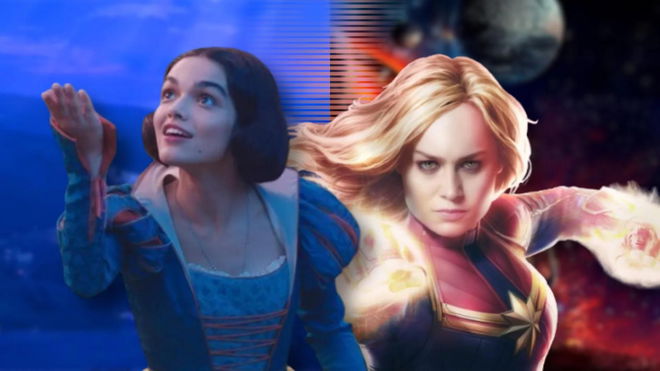 Snow White and Captain Marvel