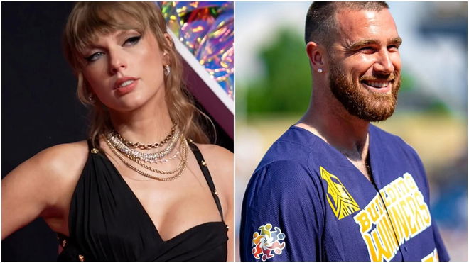 Taylor Swift and Travis Kelce