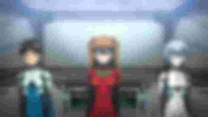 Shinji Ikari, Asuka Langley Soryu, and Rei Ayanami in Where to Watch and Stream Neon Genesis Evangelion Original Series and Movies