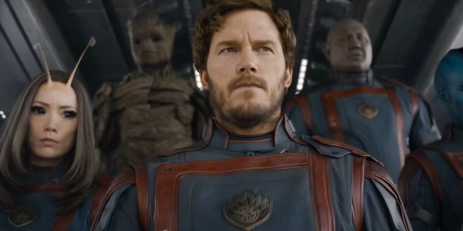 Peter Quill leading the Guardians of the Galaxy
