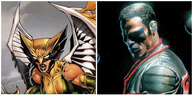 Hawkgirl and Mister Terrific