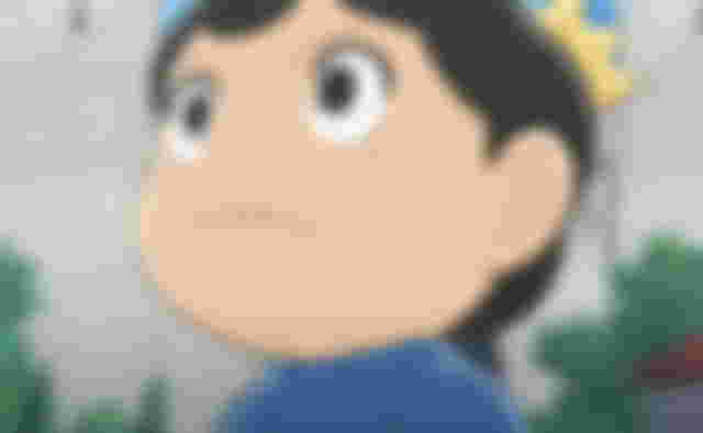 Ranking of Kings English Dub: When will it be out? Photo shows Bojji with all his might.