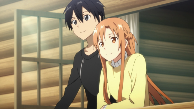 Best Isekai Anime with Romance kirito and asuna 