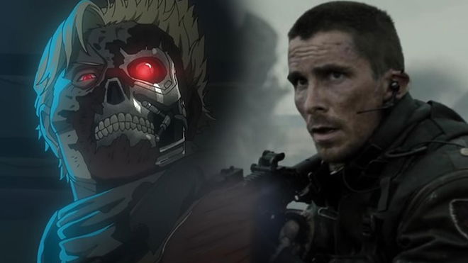 Stills from Terminator Zero and Terminator Salvation