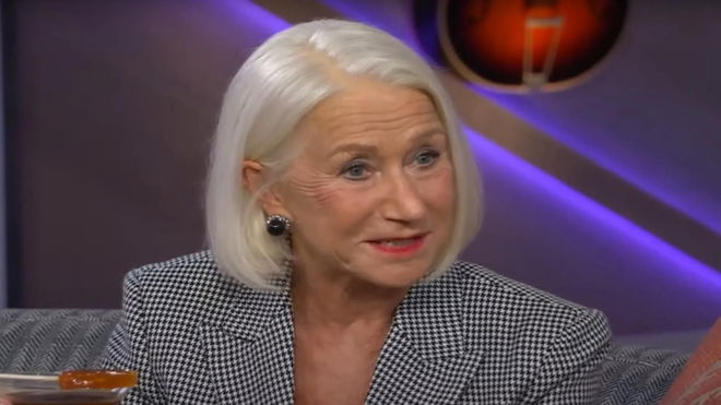 Helen Mirren in The Kelly Clarkson Show