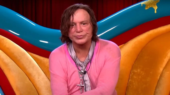 Mickey Rourke in Celebrity Big Brother UK