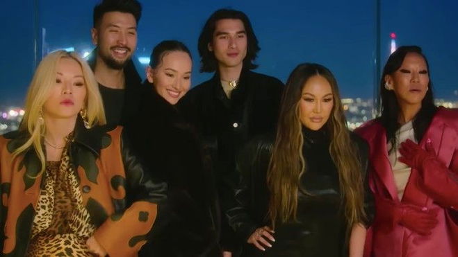 Tina Leung, Richard Chang, Vika, Blake Abbie, Dorothy Wang, Lynn Ban in Bling Empire: New York