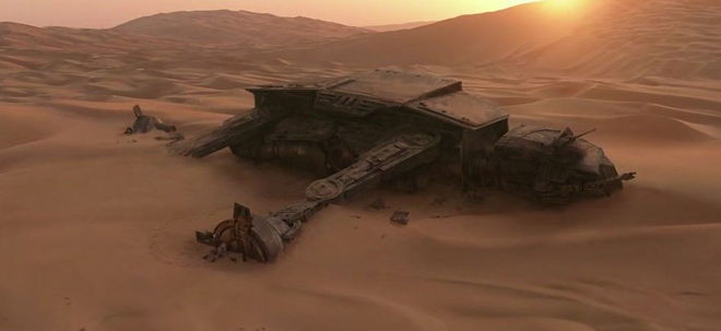 Star Wars: The Force Awakens Concept Art Shows Off Rey's Original Home