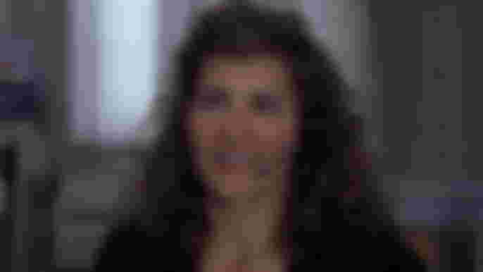 Nia Vardalos as Fotoula Portokalos in My Big Fat Greek Wedding