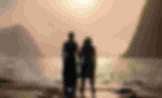 Osha and Qimir looking at the sunset in The Acolyte finale
