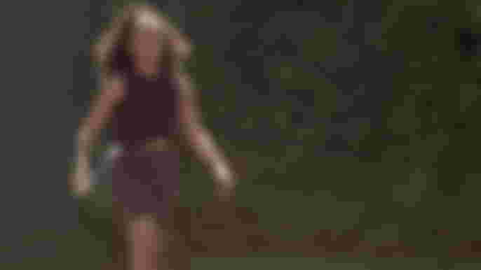 All American: Homecoming Season 1 Geffri Maya as Simone walking to play tennis