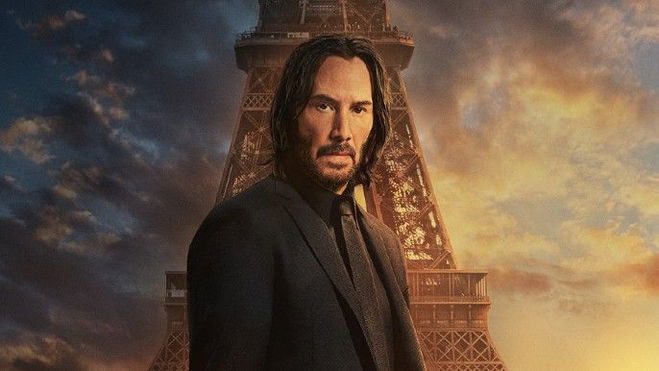 Keanu Reeves as John Wick in John Wick: Chapter 4