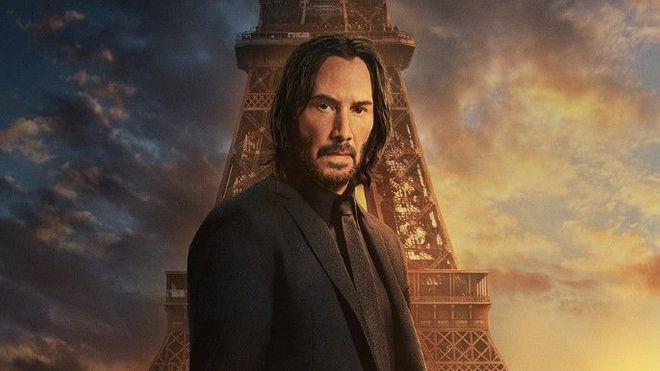 Keanu Reeves as John Wick in John Wick: Chapter 4