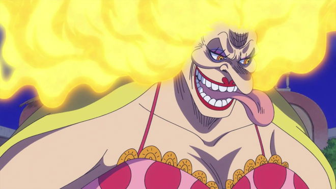 Big Mom in the Whole Cake Island arc of One Piece.