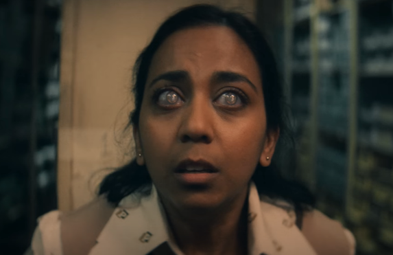 Anjana Vasan as Nida in Black Mirror Season 6 Demon 79