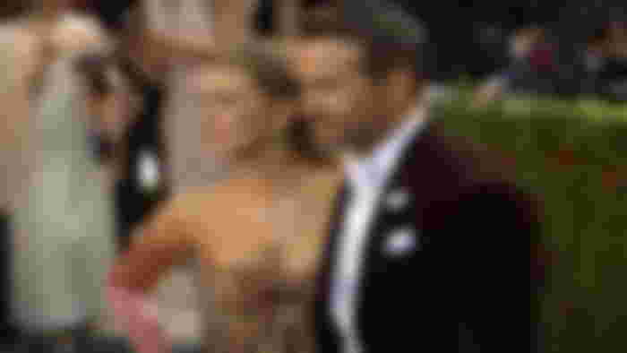 Blake Lively and Ryan Reynolds in 2022 Met Gala