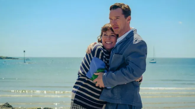 Benedic Cumberbacth and Olivia Colman