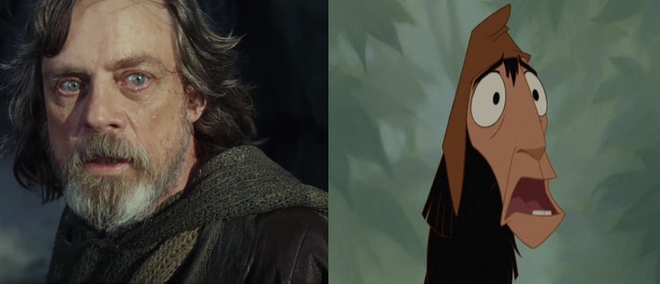 Star Wars Fan Finds Connections Between The Emperor’s New Groove And The Last Jedi 