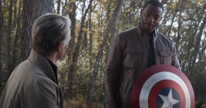 The Falcon Actor Anthony Mackie Soars in His New Captain America Suit in Epic Image
