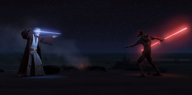 Obi-Wan Kenobi's Final Duel with Darth Maul in Star Wars Rebels Gets Live-Action Treatment