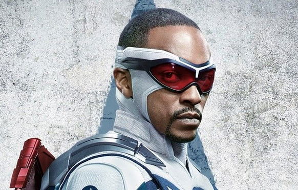 Anthony Mackie as Sam Wilson/Captain America in The Falcon and the Winter Soldier