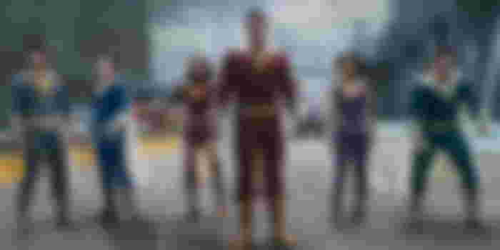 The Shazam family in action