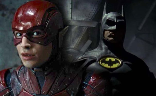 Barry Allen with Michael Keaton’s Batman in Concept Art from The Flash 