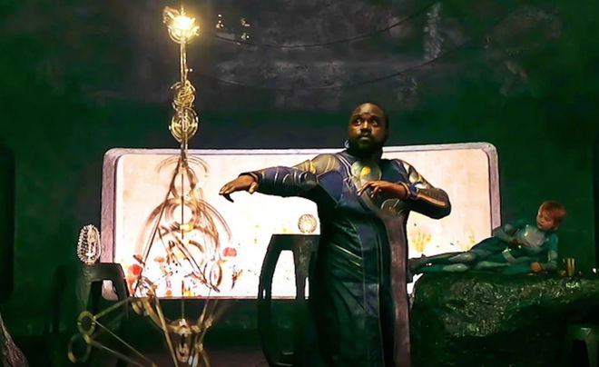 New Eternals Promo Reveals Phastos' Superhero-Loving Family