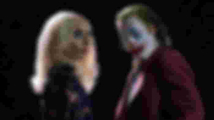 Joaquin Phoenix and Lady Gaga as Joker and Harley Quinn