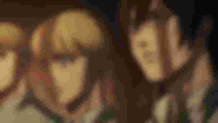 Armin and Mikasa in Attack on Titan Season 4 Part 2.