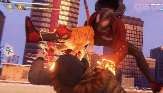 Spider-Cat Kicks Butt for Spider-Man: Miles Morales in Awesome Video