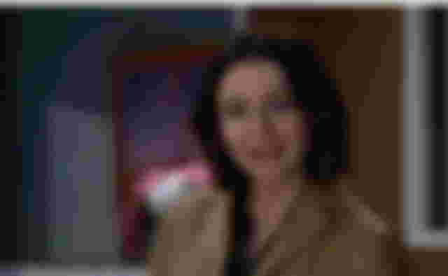 Caterina Scorsone plays Amelia Shepherd in Grey's Anatomy.