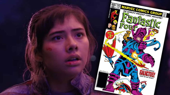 America Chavez in Doctor Strange 2; Galactus on the cover of Fantastic Four