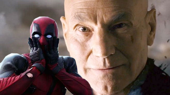 Ryan Reynolds as Deadpool / Patrick Stewart as Charles Xavier